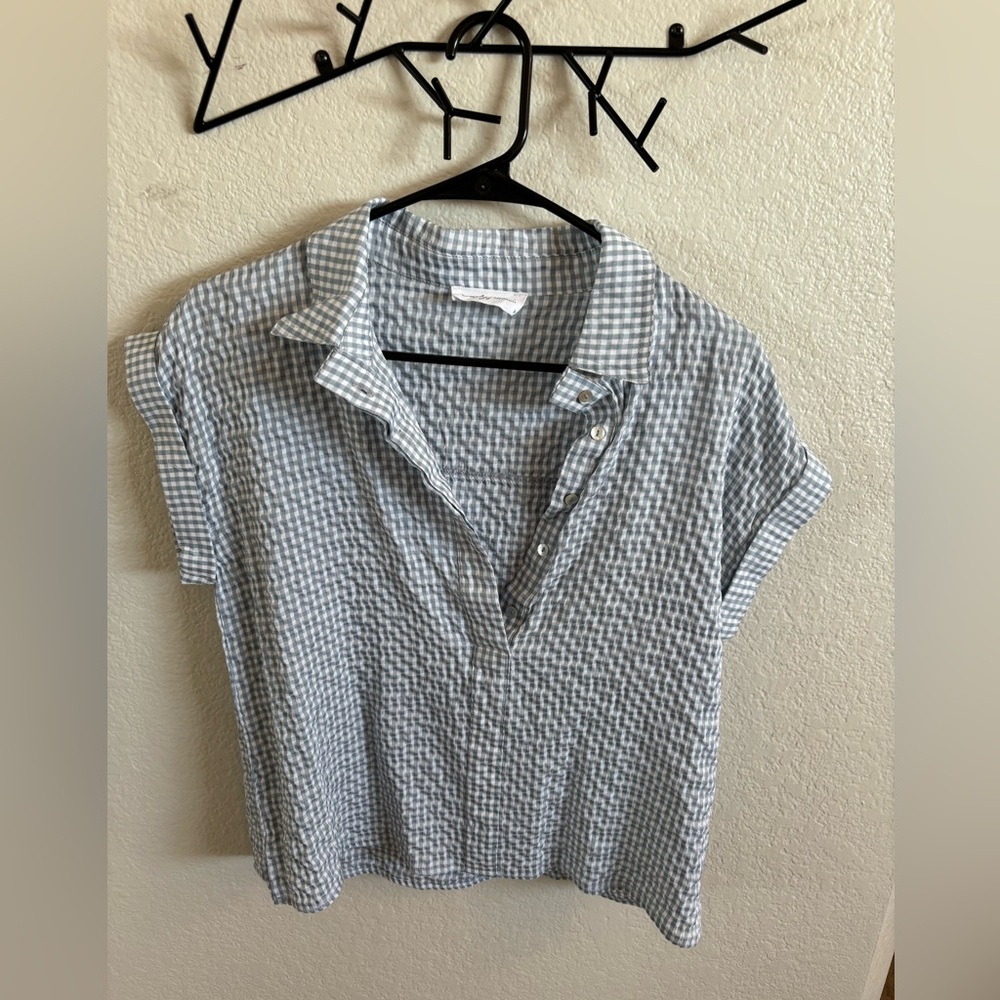 CJLA gingham camp shirt